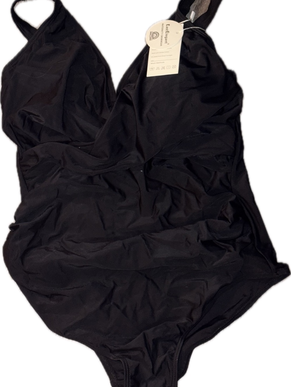 NWT Women’s Black One-Piece Maternity Swimsuit